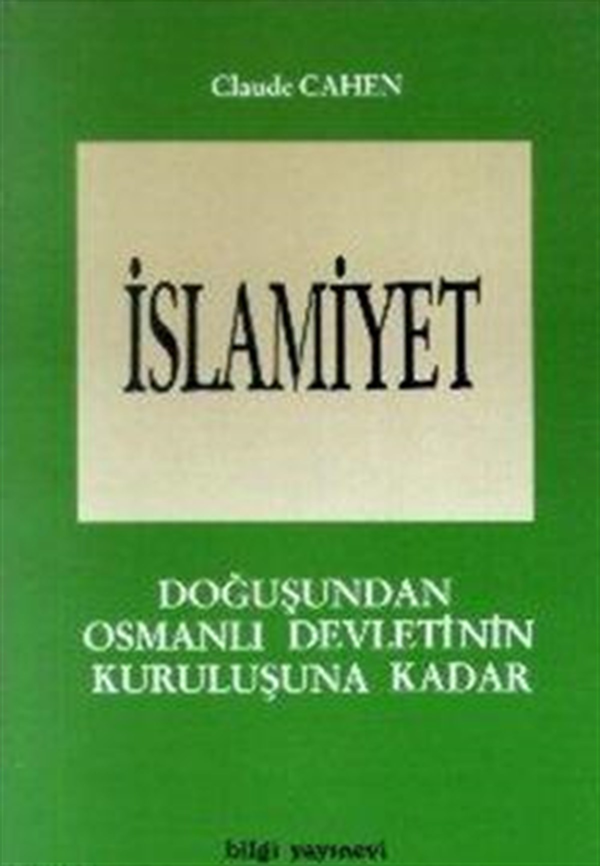 İslamiyet 1. Kitap