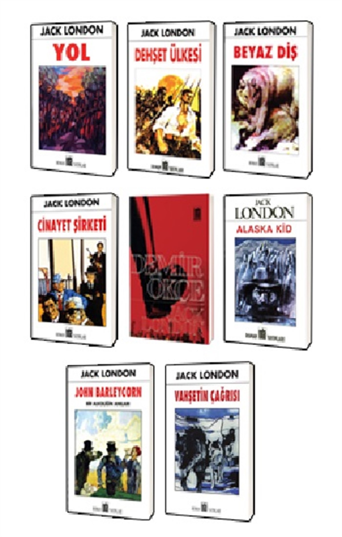 Jack London Klasikleri 8 Kitap Set2