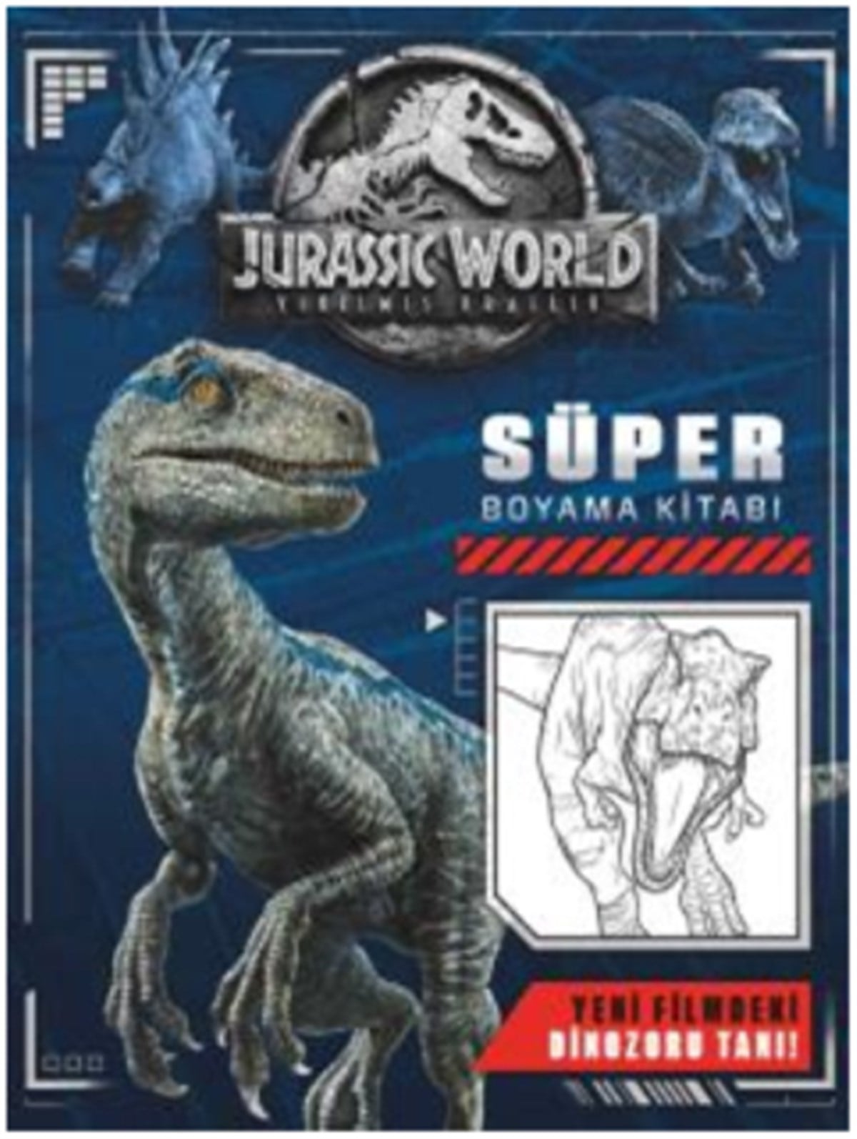 Jurassic World- Süper Boyama Kitabı