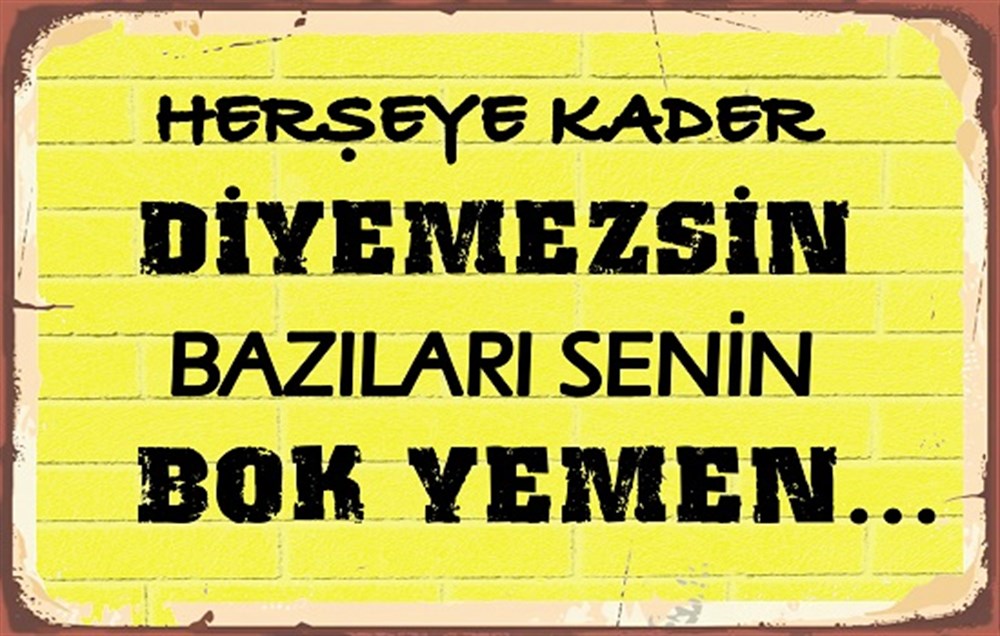 KADER DİYEMEZSİN - POSTER