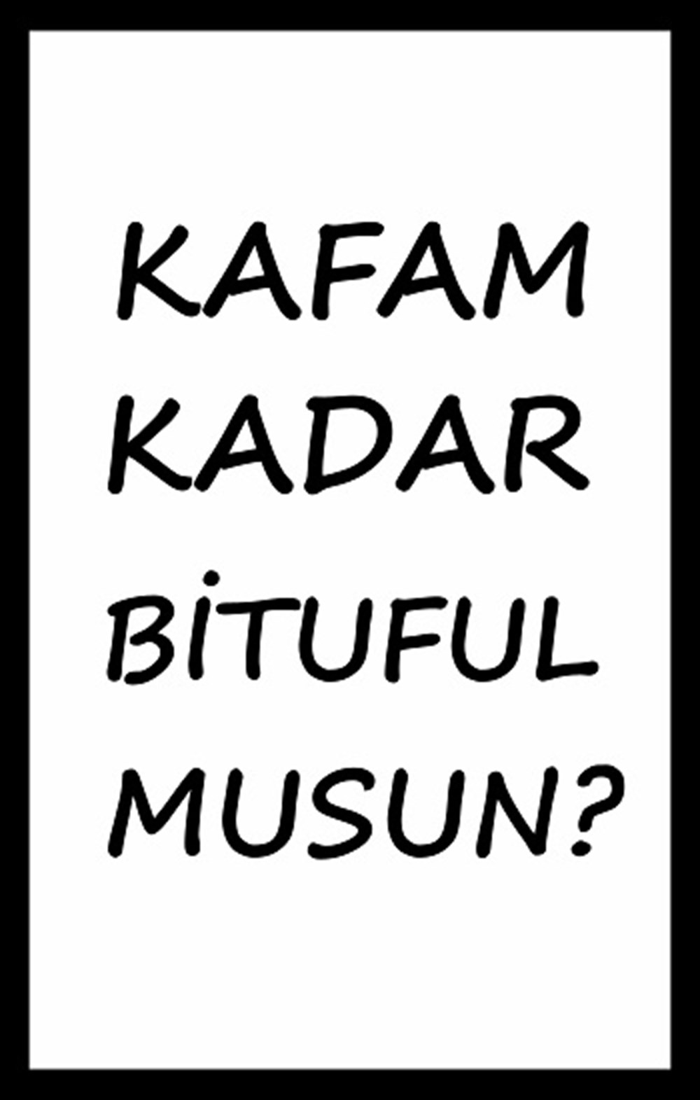 KAFAM KADAR - POSTER