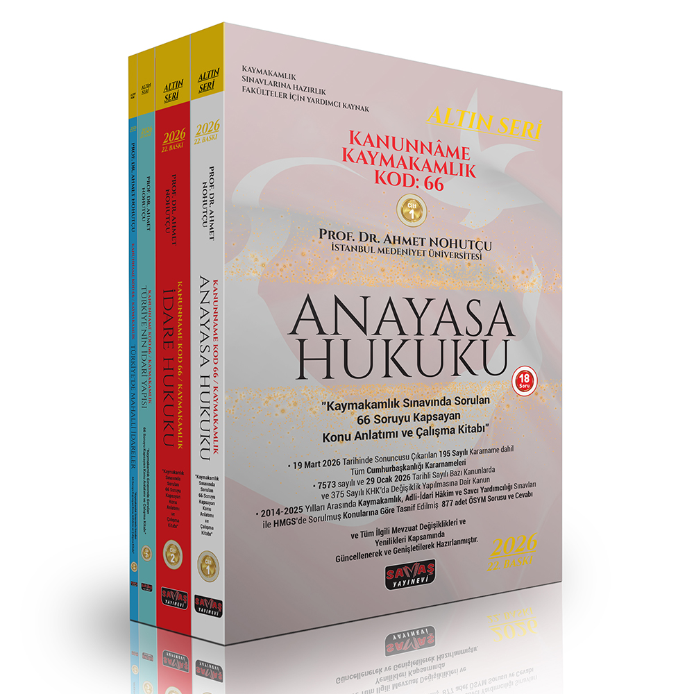 Kanunname - Kaymakamlık Kod: 66 Konu Anlatımı