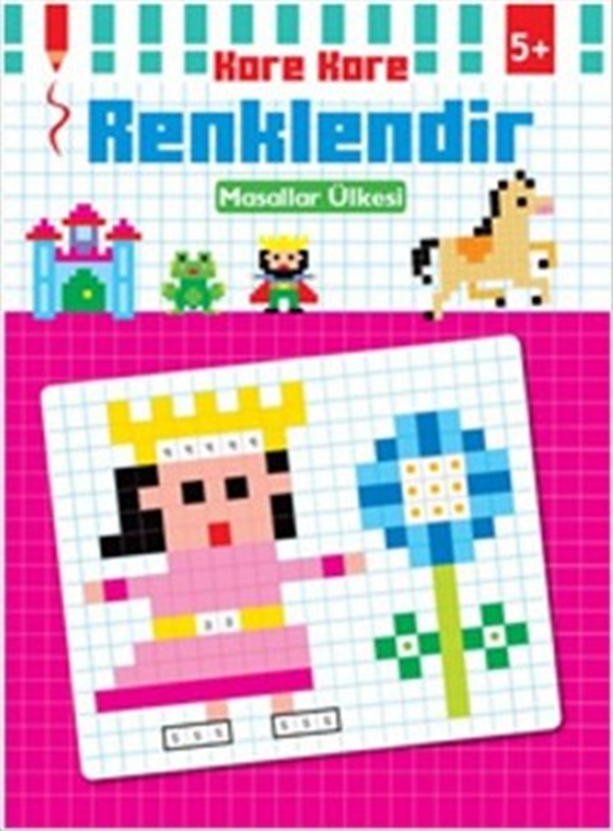 Kare Kare Renklendir - Masallar Ülkesi