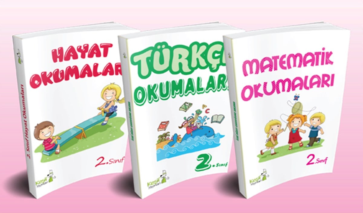 Keşif Yayınları 2. Sınıf Tüm Dersler Okuma-Etkinlik Seti (3 Kitap Takım)