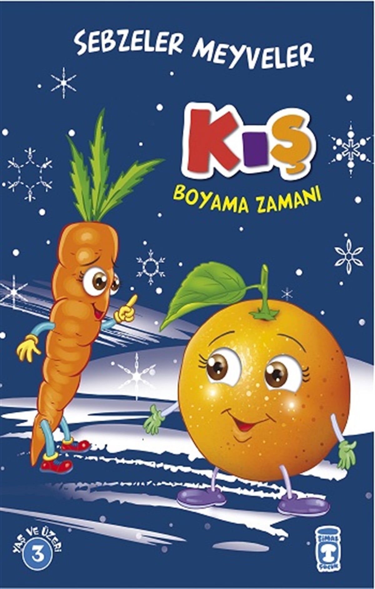 Kış : Sebzeler Meyveler Boyama Zamanı