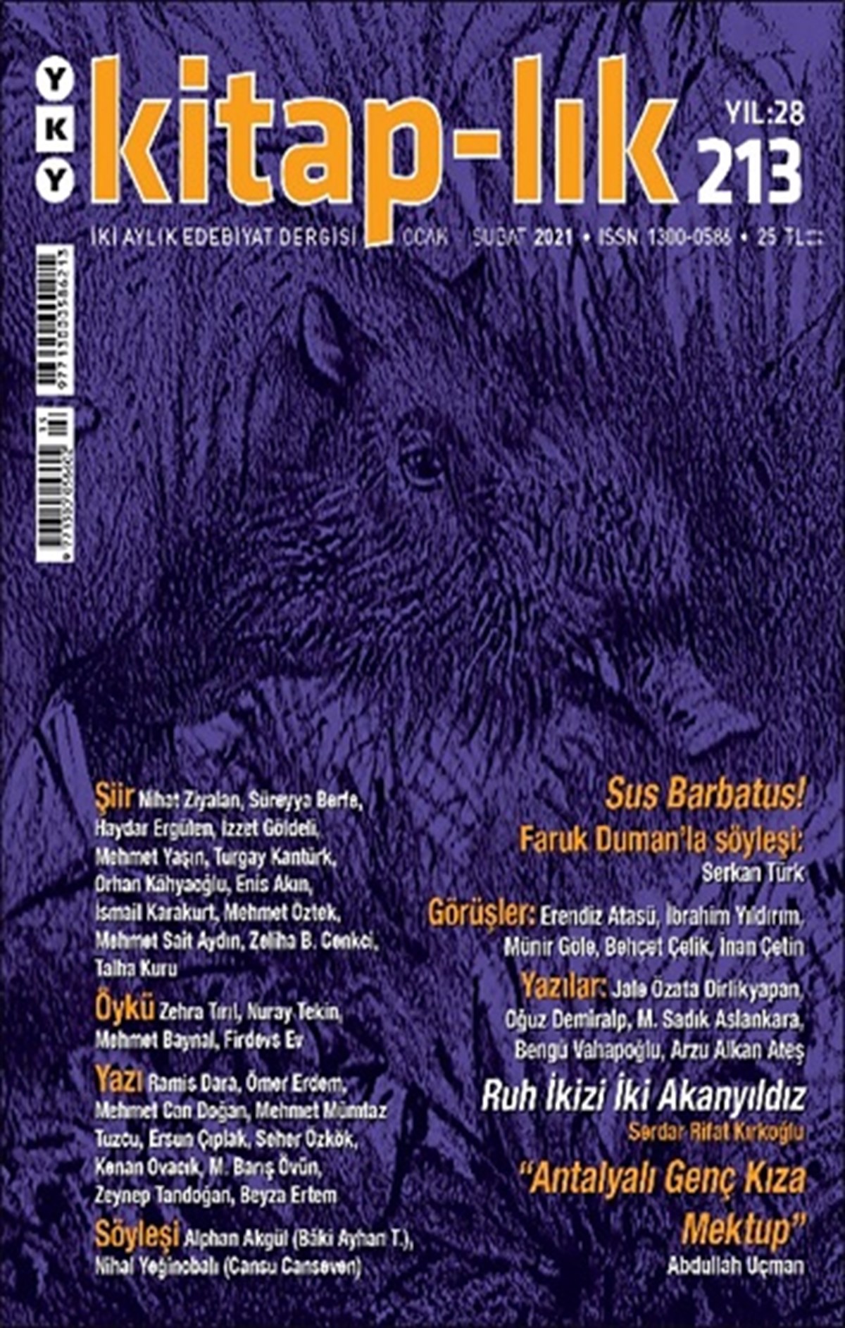 Kitaplık Dergisi 213 - Ocak Şubat 2021