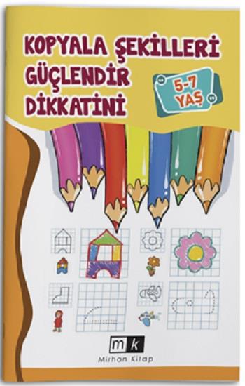 Kopyala Şekilleri Güçlendir Dikkatini 5-7 Yaş