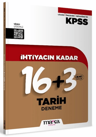 KPSS İhtiyacın Kadar Tarih 16+3 Deneme