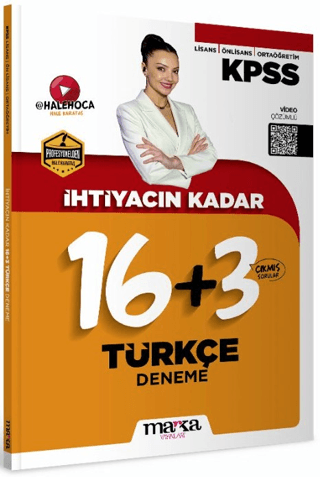 KPSS İhtiyacın Kadar Türkçe 16+3 Deneme