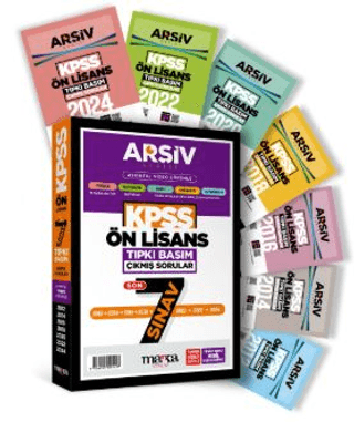 KPSS Önlisans Son 7 Yıl Arşiv Serisi Tıpkı Basım Fasikül Fasikül Çıkmış Sorular