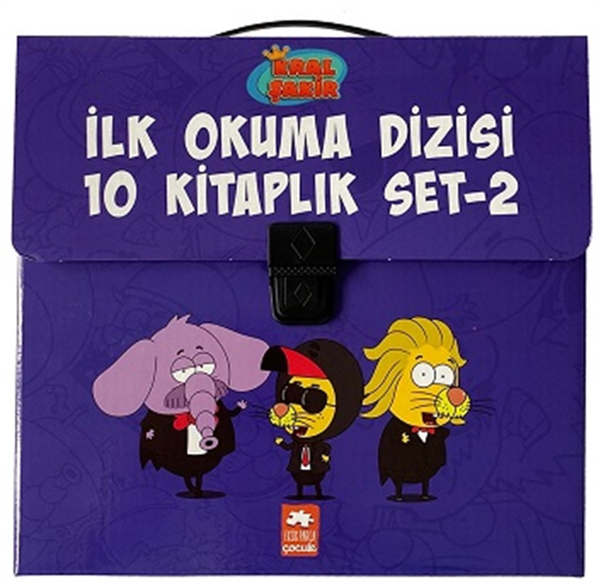 Kral Şakir İlk Okuma Dizisi 2.Seri Çantalı Set-2 (10 Kitap)