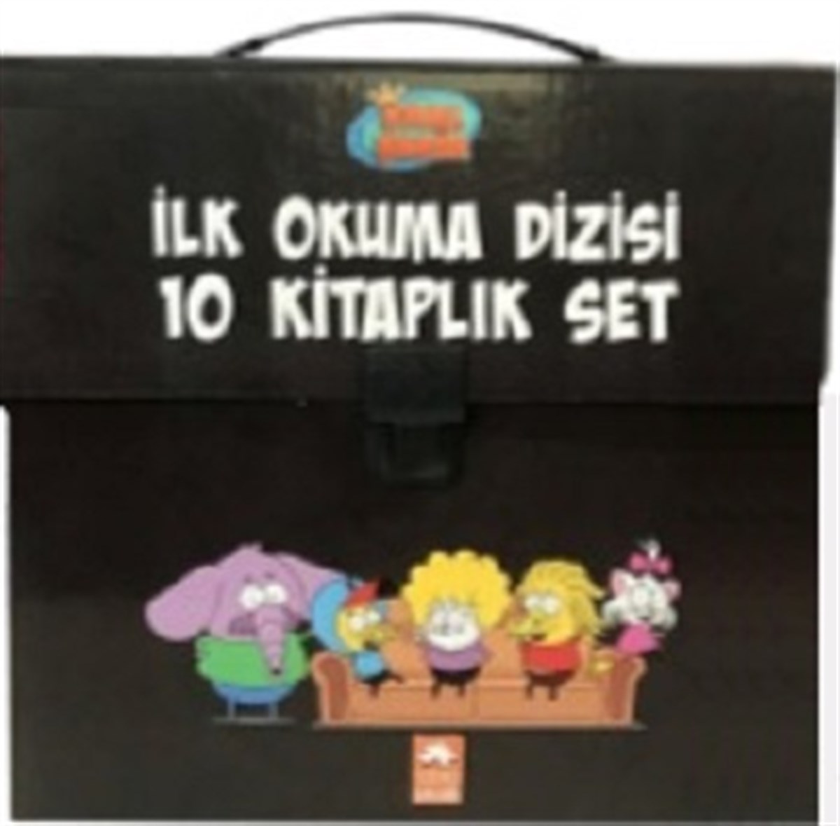 Kral Şakir İlk Okuma Kitaplari Çantali Set (10 Kitap Takım) - Siyah