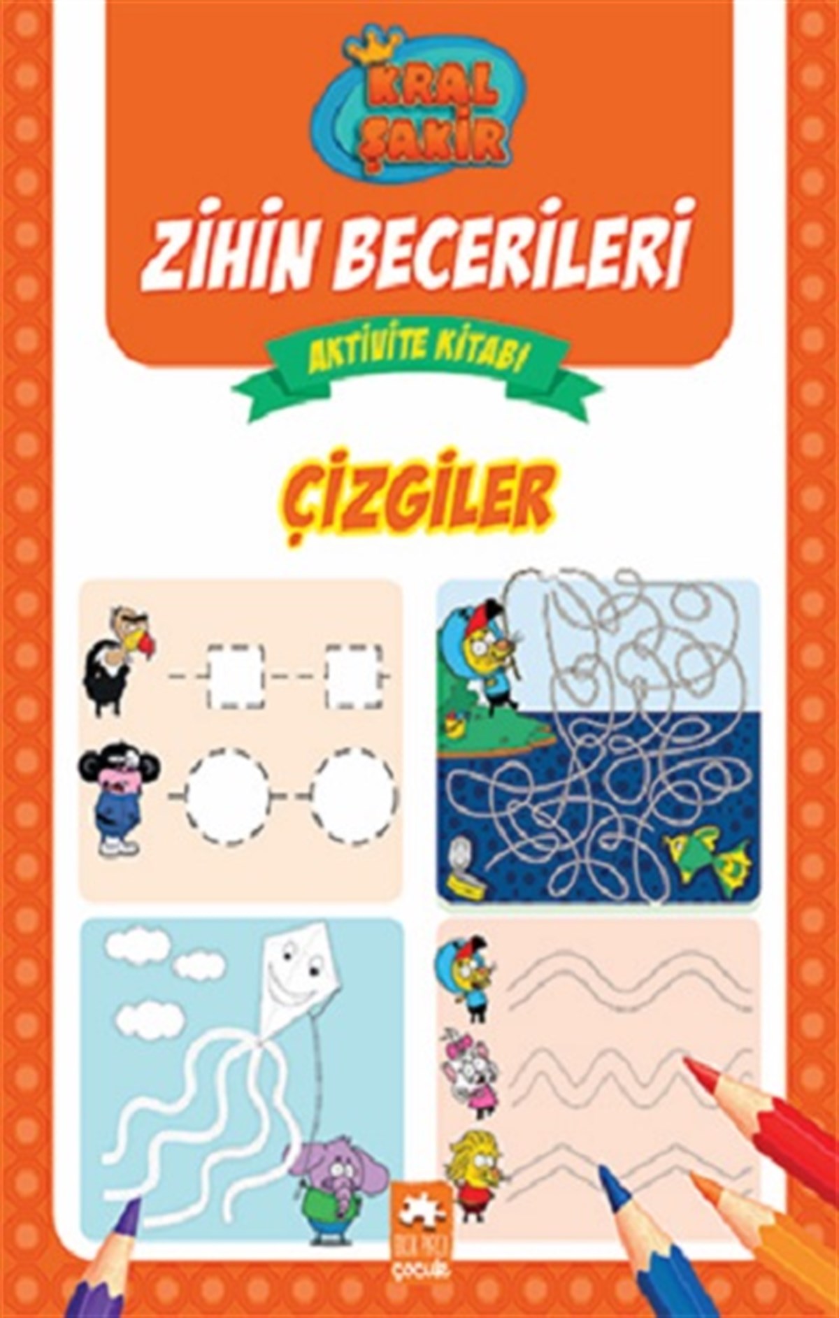 Kral Şakir Zihin Becerileri Aktivite Kitabı - Çizgiler