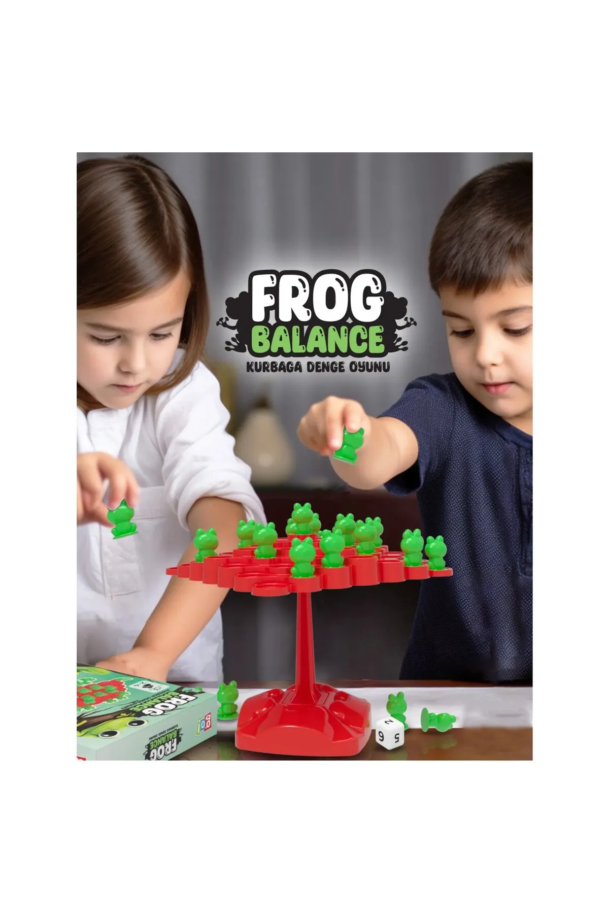 Kurbağa Denge Oyunu - Frog Balance Kutu Oyunu , Go! , GO! Oyun , 8684252180158 ,