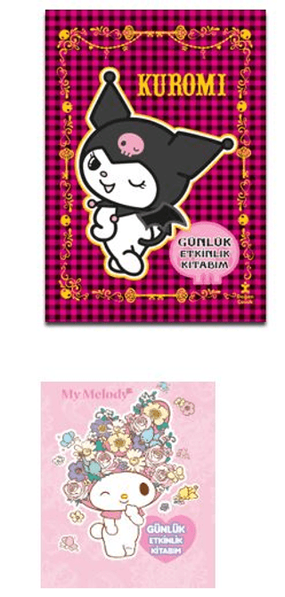 Kuromi & My Melody Günlük Etkinlik Kitabım (Ciltli)