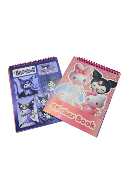 Kuromi ve Arkadaşları Sticker Defteri - 8 Sayfa , Kolektif , Müptela Dükkan , 8690000004287 ,