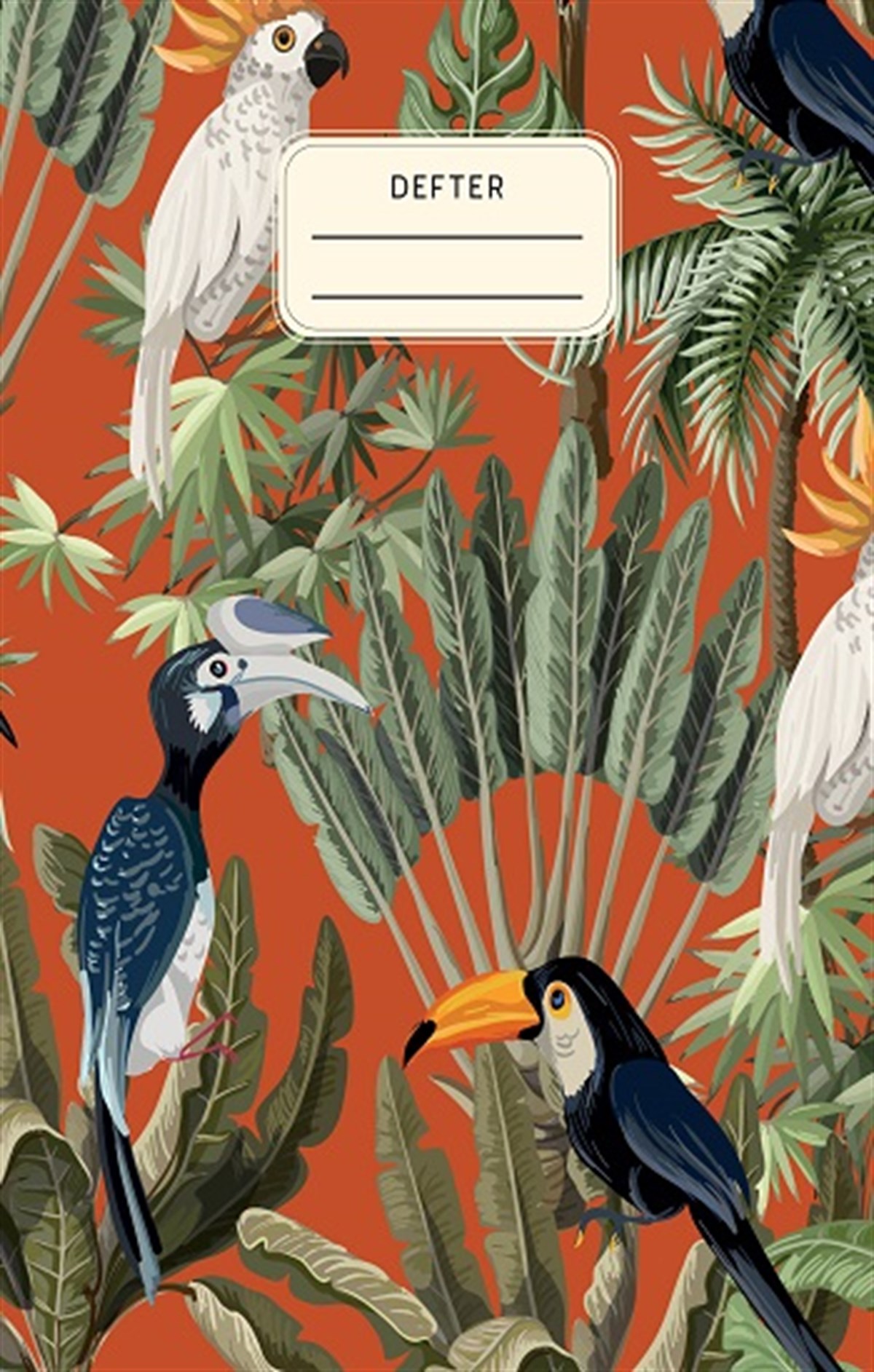 Kuşlu Defter (Ciltli)