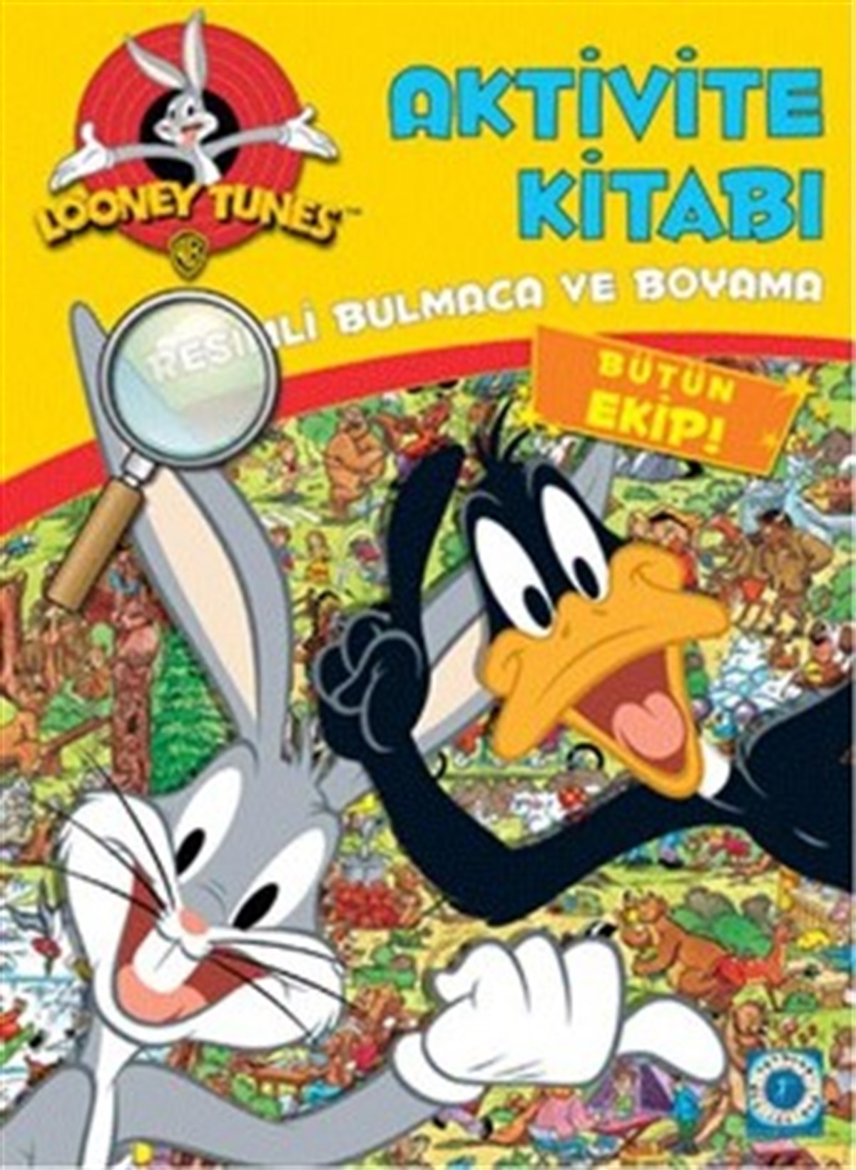 Looney Tunes : Aktivite Kitabı - Resimli Bulmaca ve Boyama