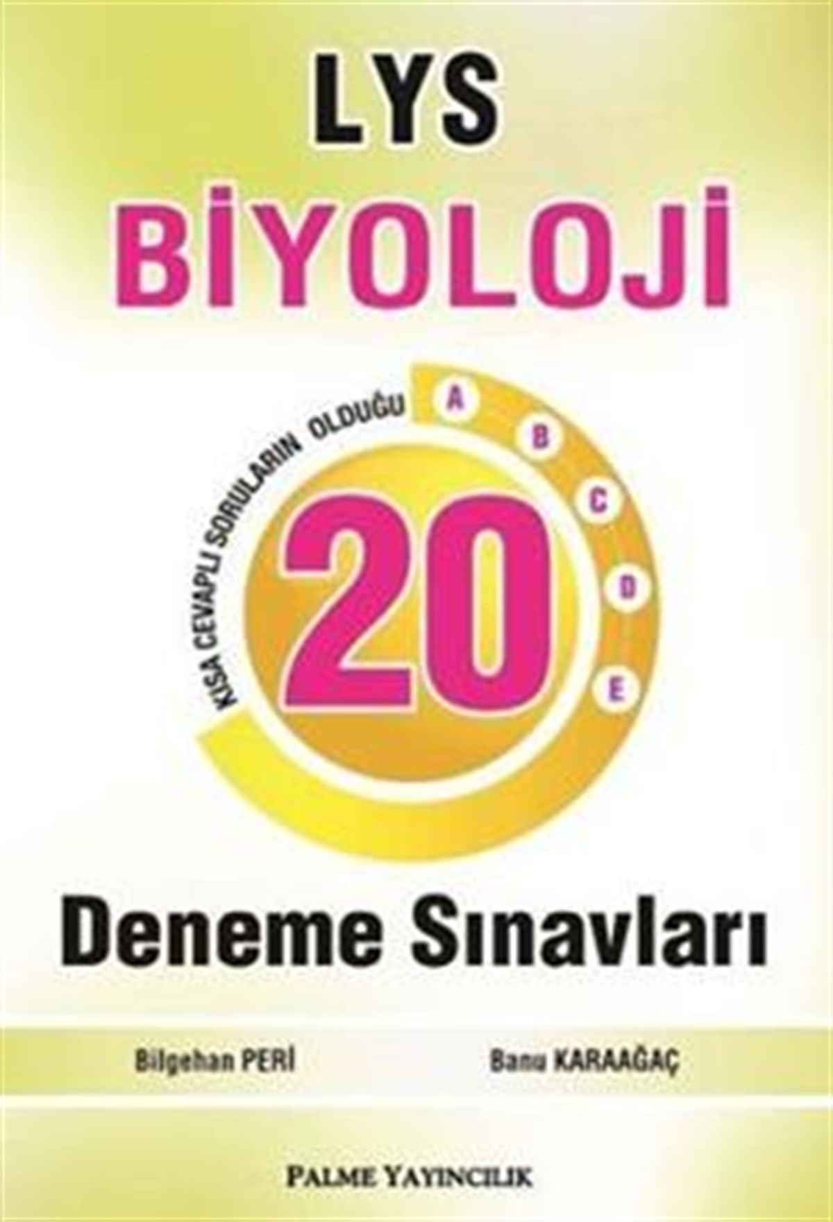 LYS Biyoloji 20 Deneme Sınavı Palme Yayınları