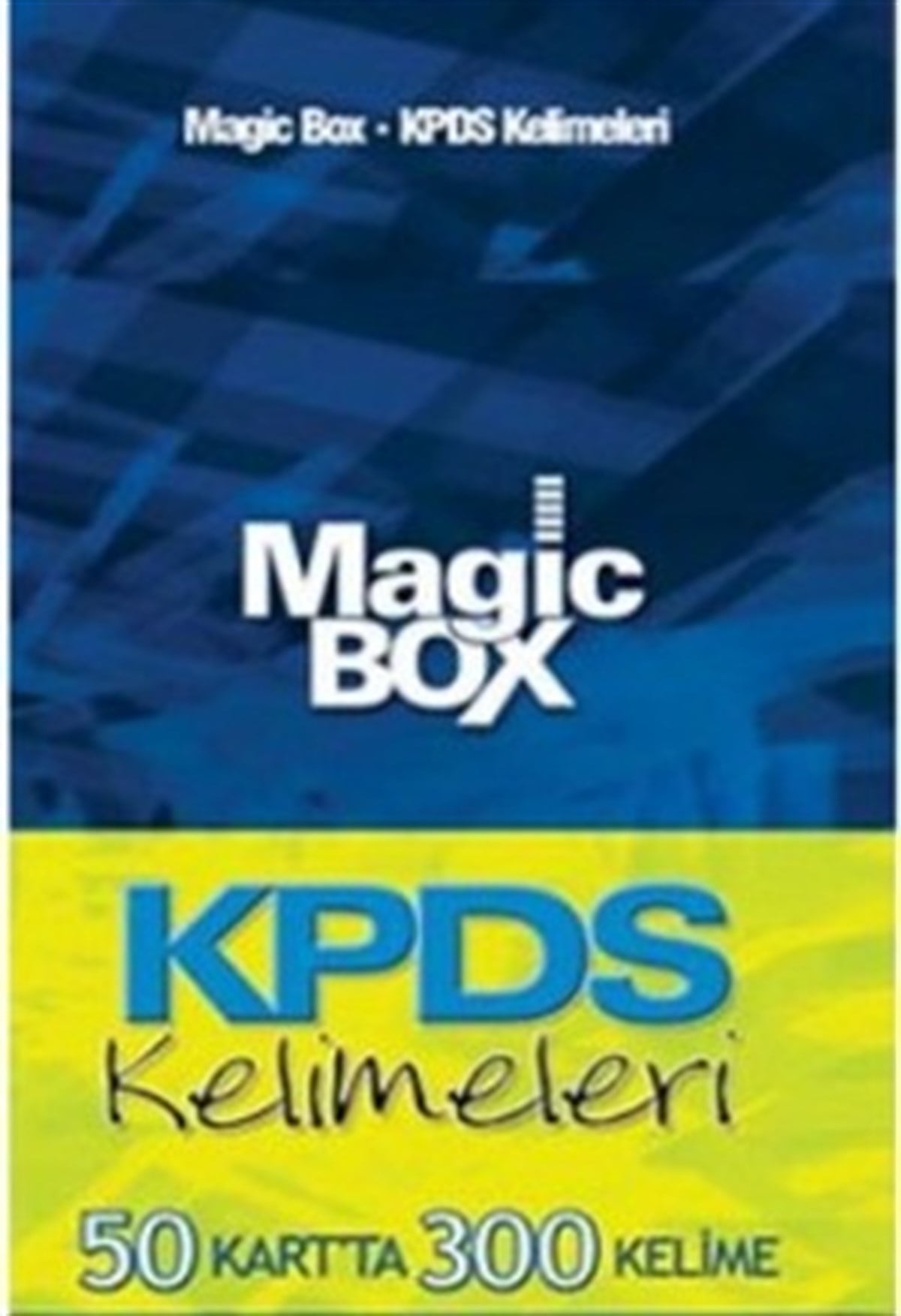 Magic Box KPDS Kelimeleri (50 Kartta 300 Kelime)