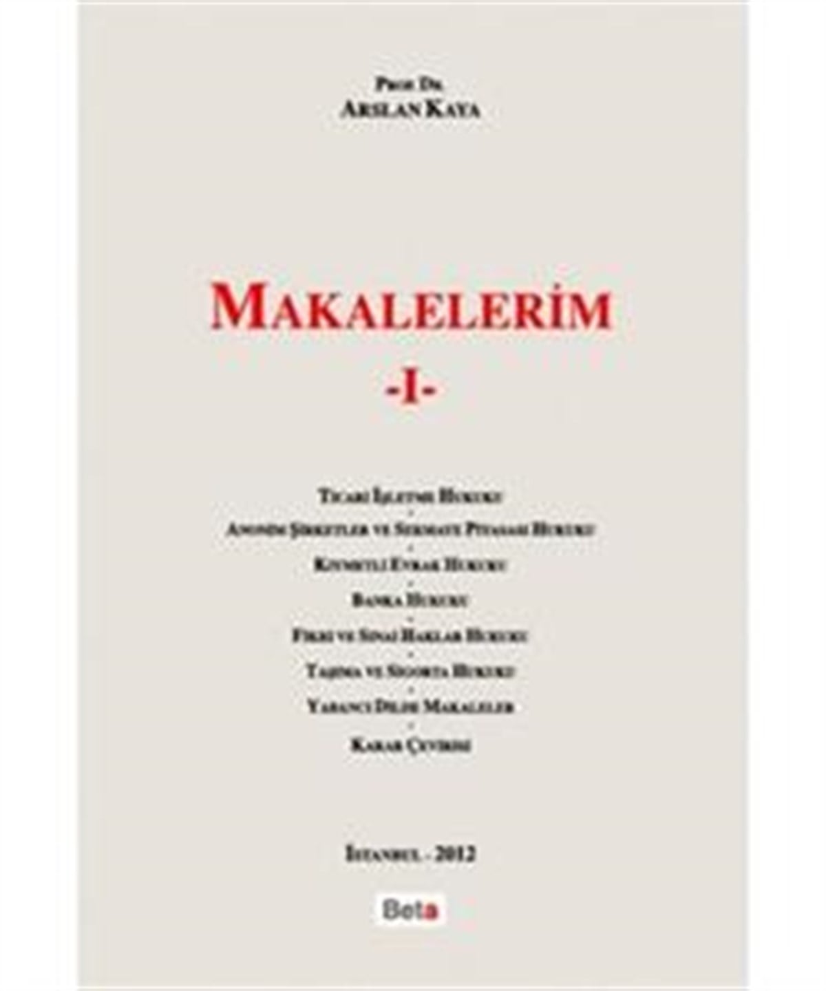 Makalelerim 1