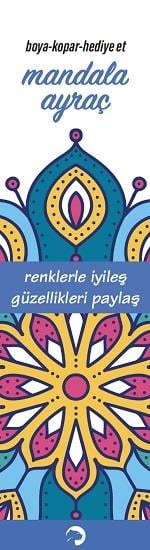 Mandala Ayraç Mavi