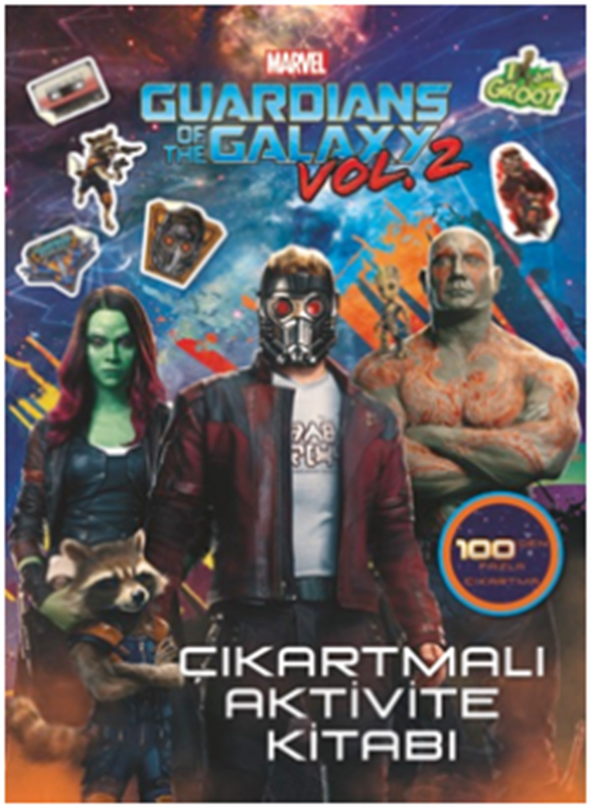 Marvel Guardians of the Galaxy Çıkartmalı Aktivite Kitabı
