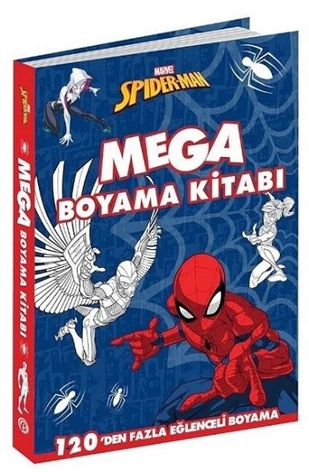 Marvel Spider-Man Mega Boyama Kitabı