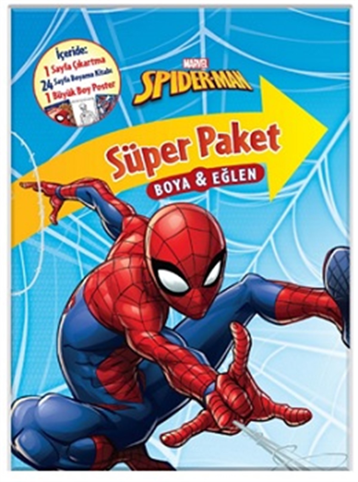 Marvel Spider-Man Süper Paket Boya ve Eğlen