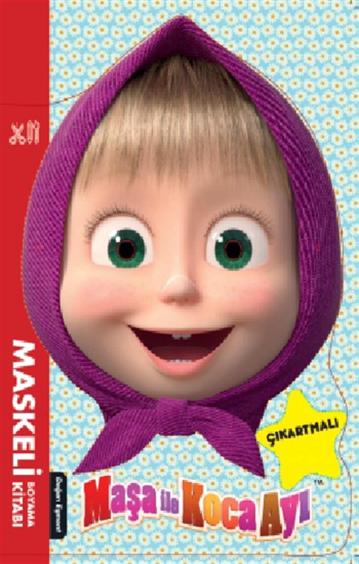Maşa ile Koca Ayı Maskeli Boyama Kitabı