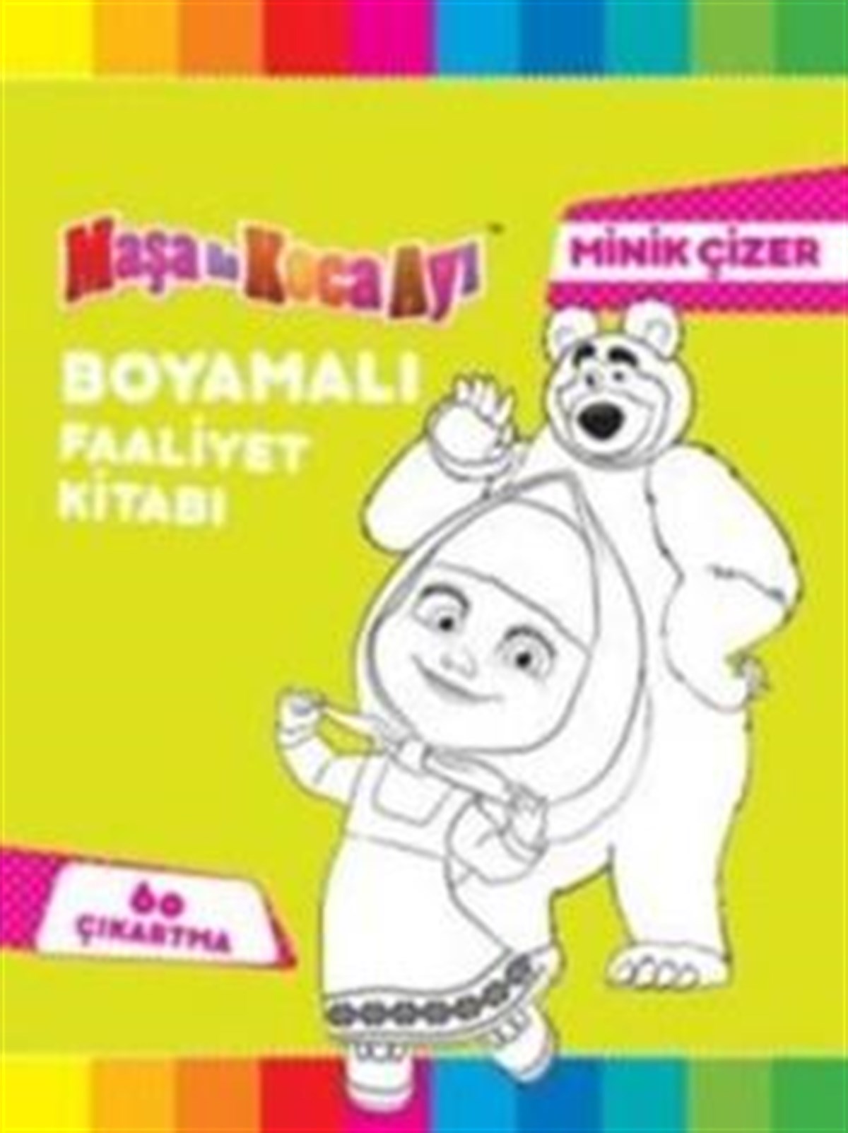 Maşa İle Koca Ayı Minik Çizer Boyamalı Faaliyet