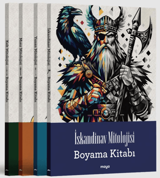 Maya Mitoloji Boyama Seti (4 Kitap)