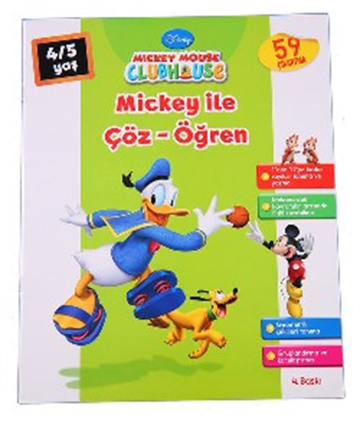 Mickey Mouse Clubhouse - Mickey ile Çöz - Öğren (4-5 Yaş)