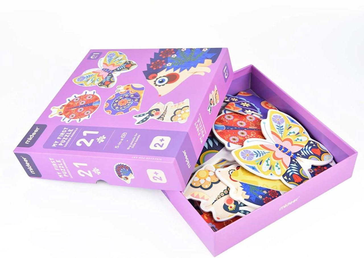 Mideer My First Puzzle Garden Animals - İlk Bulmacam Bahçe Hayvanları