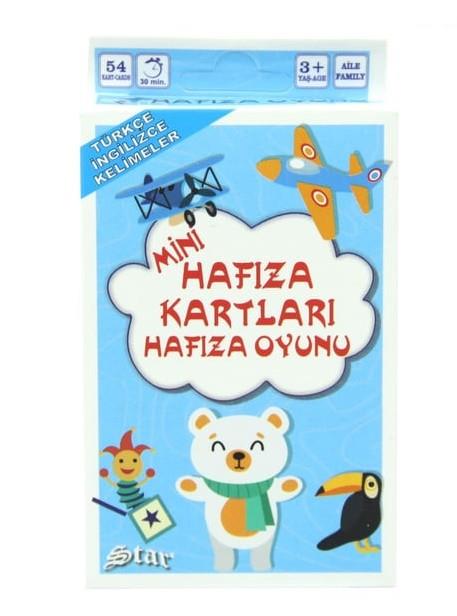 Mini Hafıza Kartları Hafıza Oyunu (Karışık) , Kolektif , Star , 2417219759564 ,