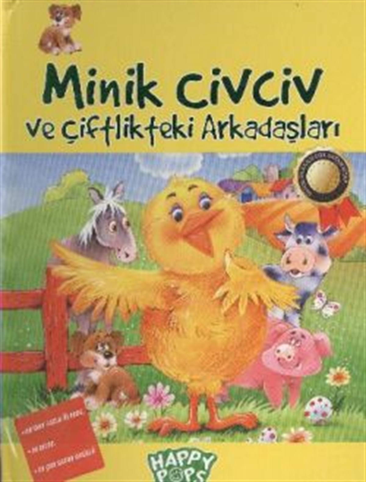 Minik Civciv ve Çiftlikteki Arkadaşları (3 Boyutlu)