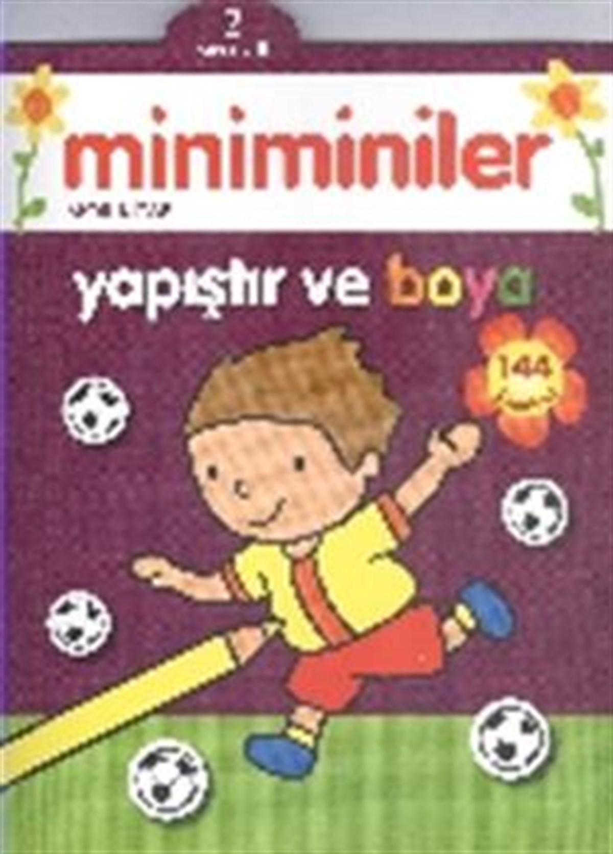 Miniminiler : Mor Kitap Yapıştır ve Boya