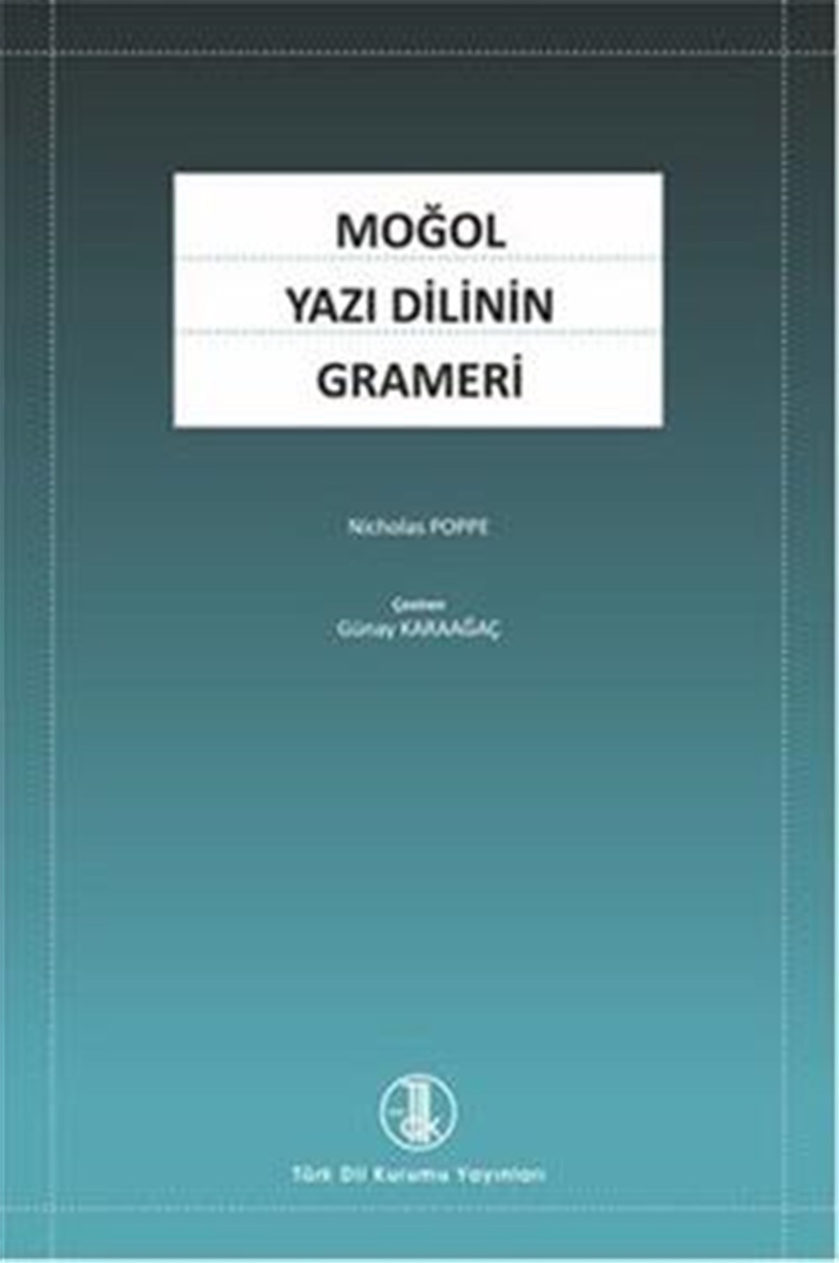 Moğol Yazı Dilinin Grameri