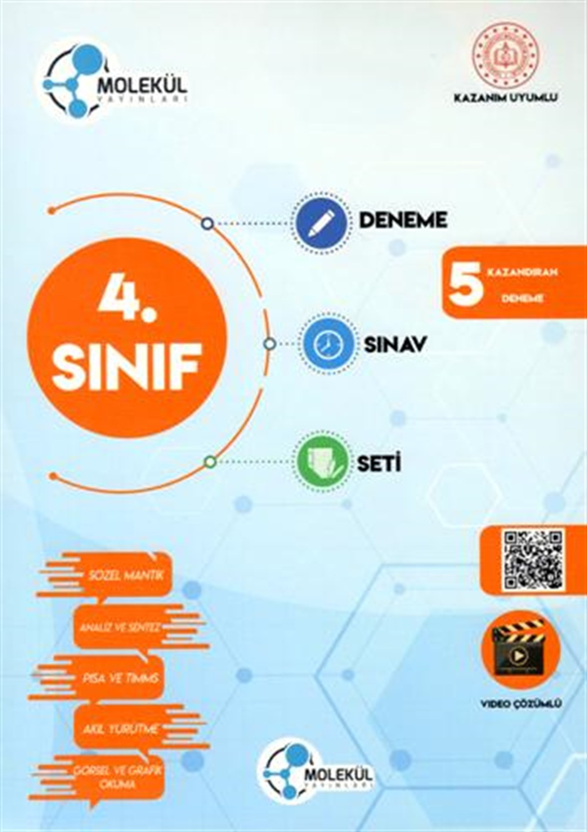 Molekül Yayınları 4. Sınıf 5'li Kazandıran 5'li Deneme Seti