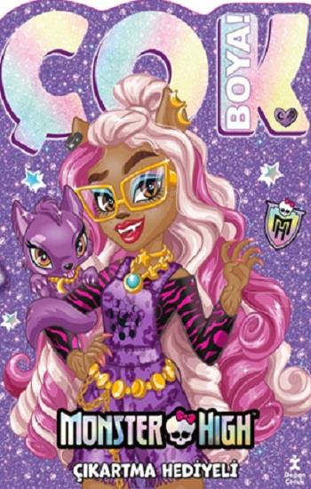 Monster High –  Çok Boya! çıkartmalı dev boyama kitabı
