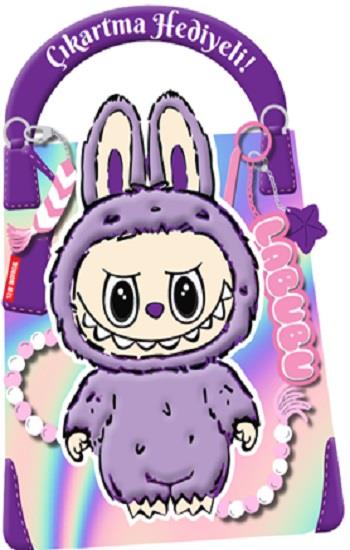 Mor Labubu –  Çıkartma Hediyeli Boyama Kitabı