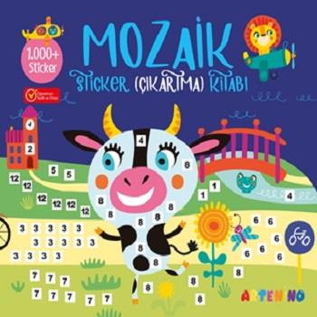 Mozaik Sticker (1.000+ Çıkartma) Kitabı-Lacivert