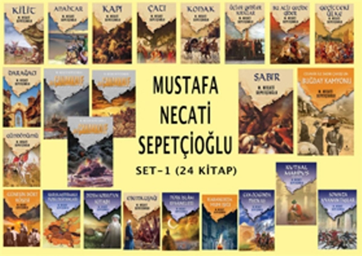 Mustafa Necati Sepetçioğlu Seti 1 (24 Kitap Takım)