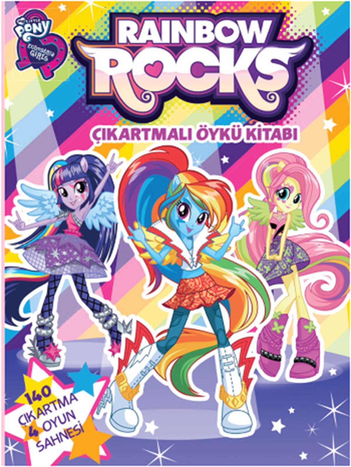 My Little Pony Rainbow Rocks Çıkartmalı Öykü Kitabı