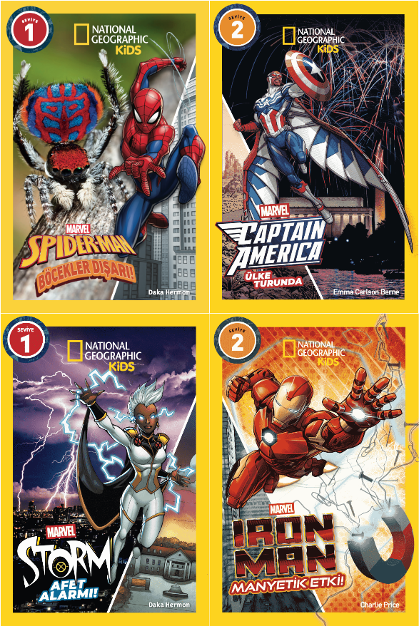 National Geographic Kids - Marvel Kahramanları ile Keşif Yolculuğu Serisi