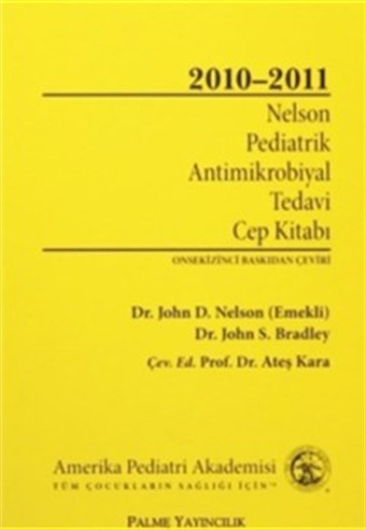 NELSON PEDİATRİK ANTİMİKROBİYAL TEDAVİ CEP KİTABI