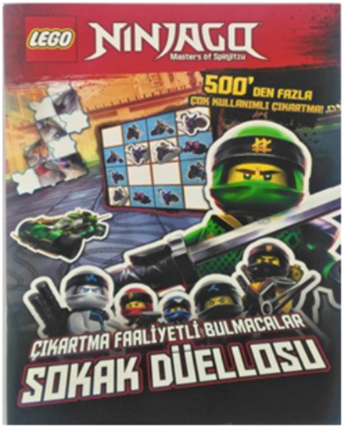 Ninjago - Lego Sokak Düellosu (Çıkartmalı Faaliyetli Bulmacalar)