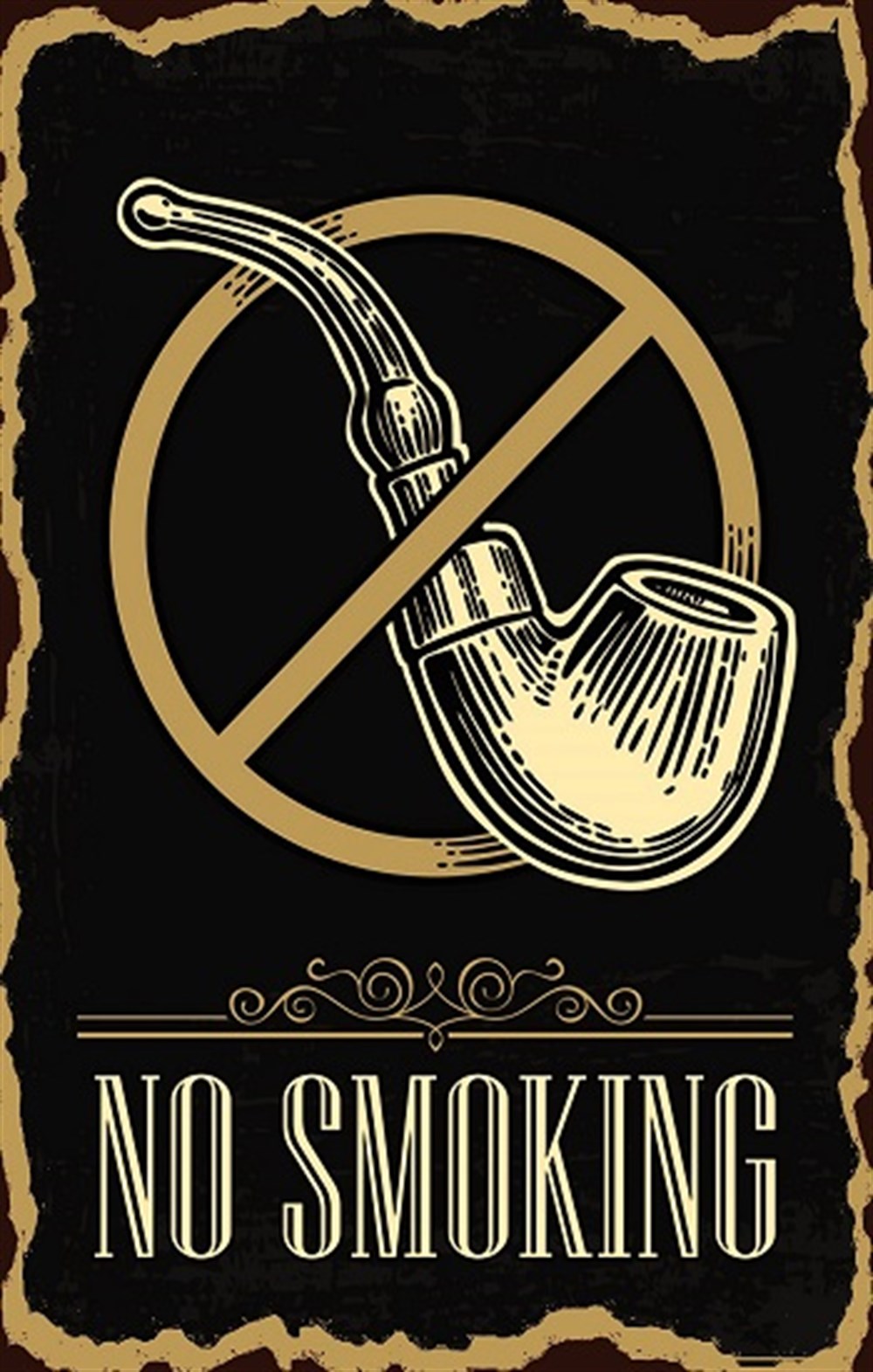 NO SMOKING-PİPO - POSTER