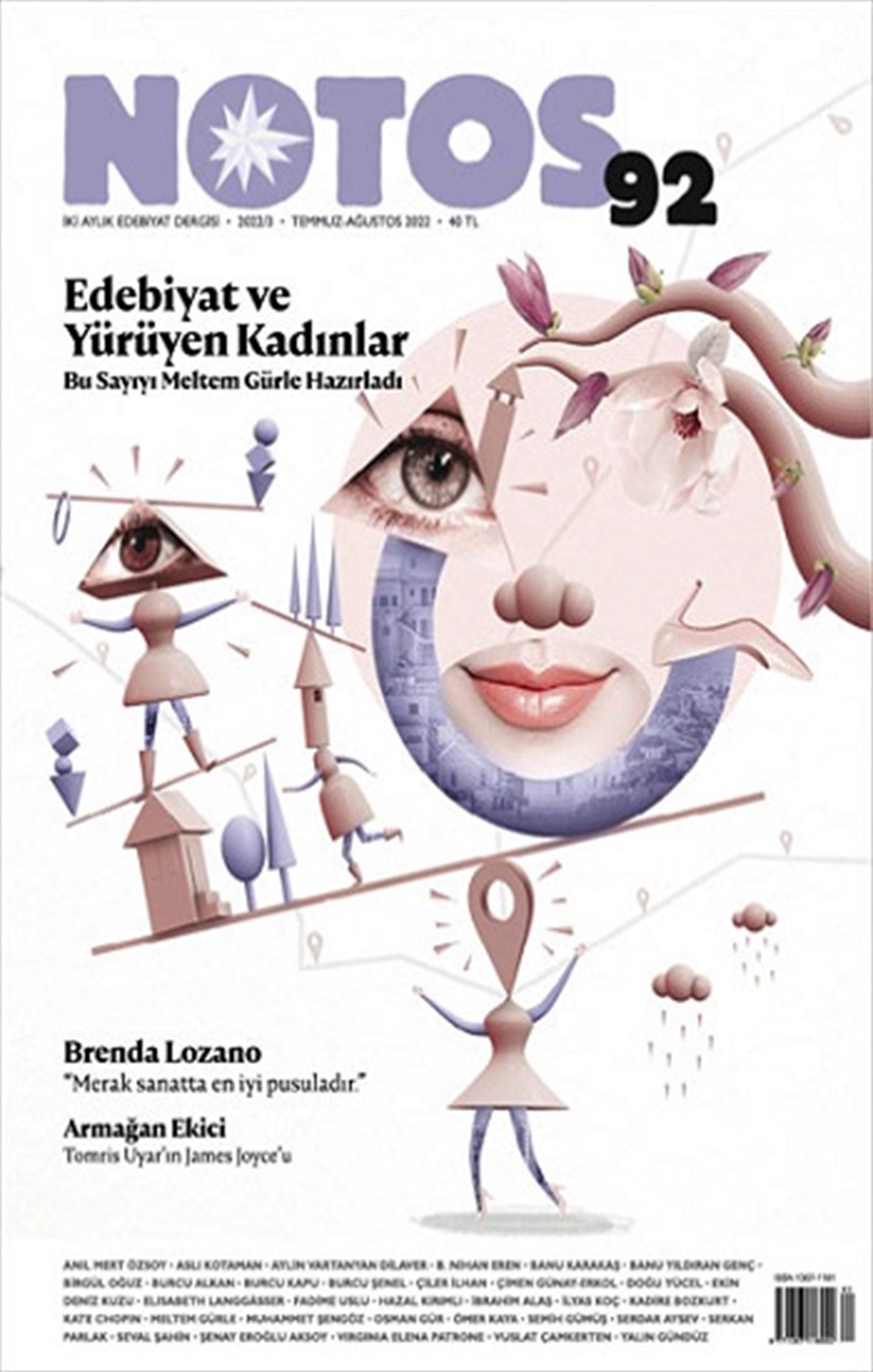 Notos Dergi 92 – Edebiyat ve Yürüyen Kadınlar