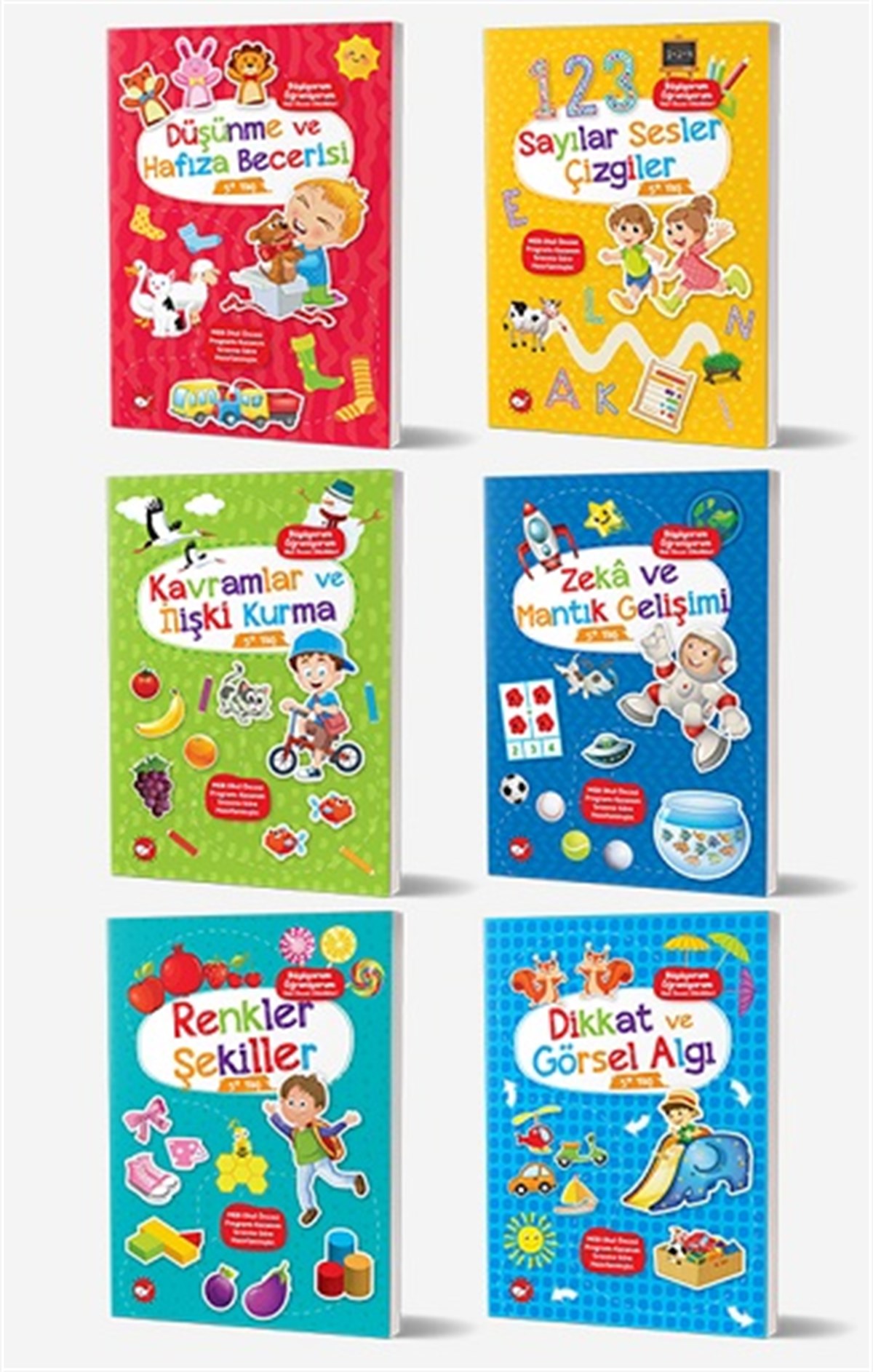 Okul Öncesi Büyüyorum Öğreniyorum Seti (6 Kitap)